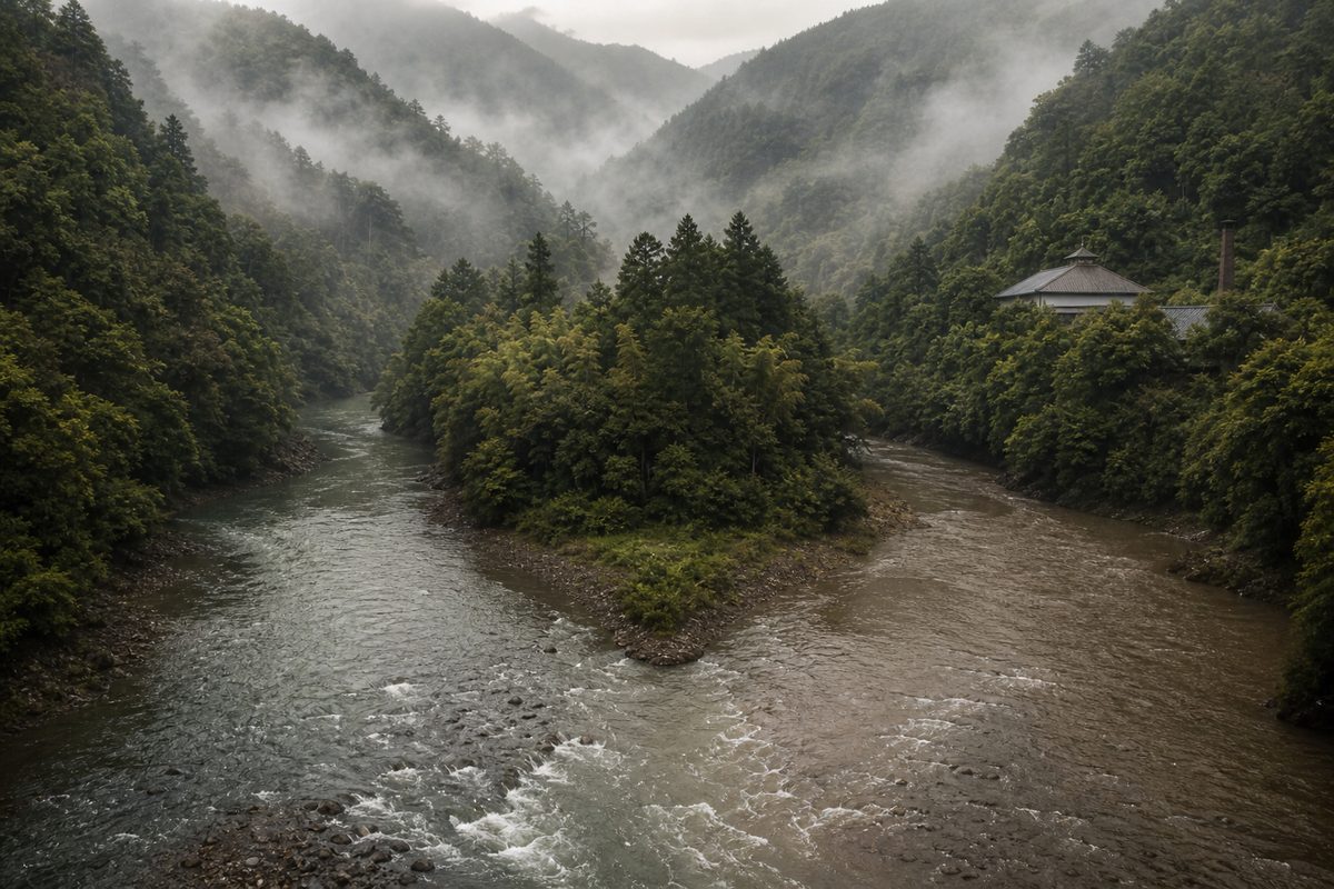 Yamazaki Distillery at the foot of Mt. Tennozan, near Kyoto